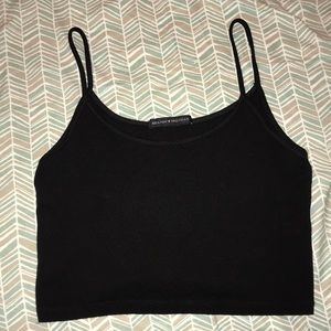 Brandy Melville Black crop top tank